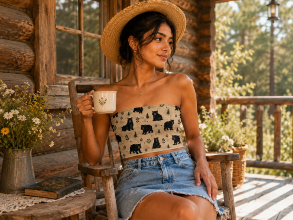 ChatGPT Image Jun 10, 2026, 07_18_23 PM Black Bear Printed Tube Top