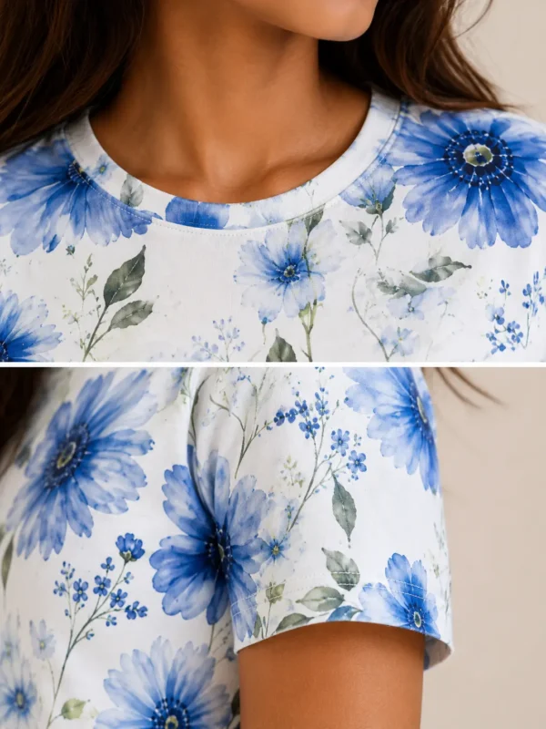 ChatGPT Image Jul 11, 2026, 03_55_11 PM Blue Floral AOP T-Shirt Dress