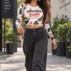 ChatGPT Image Sep 20, 2026, 06_11_42 PM Chhattisgarhiya Baddie Full Sleeve Crop Top - White